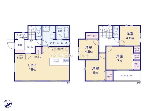 稲城市押立新築戸建５号棟