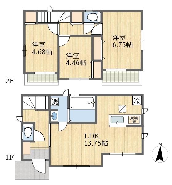 日野市落川新築戸建Ｃ号棟