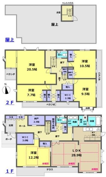 日野市落川中古戸建