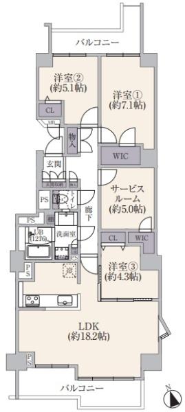 新多摩川ハイム２号棟