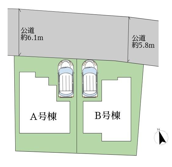 稲城市矢野口　完成済み新築戸建　Ｂ号棟　３ＬＤＫ