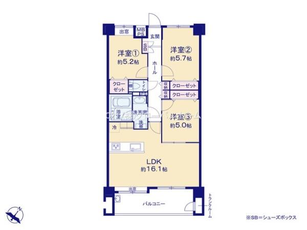ライフピア中野島Ⅱ
