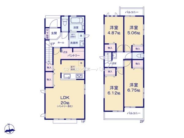 麻生区片平１丁目　新築戸建　Ａ号棟　４ＬＤＫ