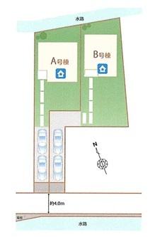 稲城市大丸新築戸建B号棟　カースペース２台分