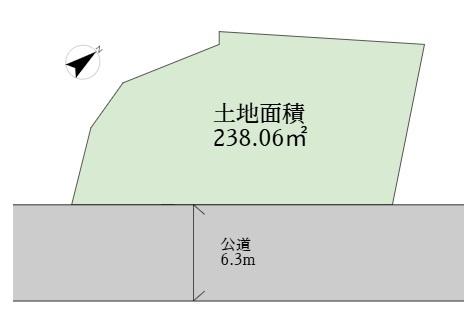 稲城市百村建築条件なし売地