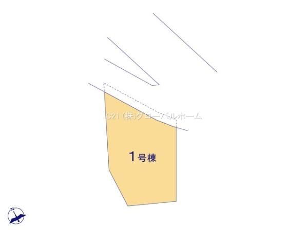 川崎市多摩区栗谷1丁目新築戸建　2階リビング　LDK20帖