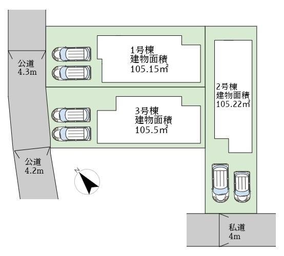 稲城市東長沼新築戸建　1号棟　床暖房付きLDK24帖以上