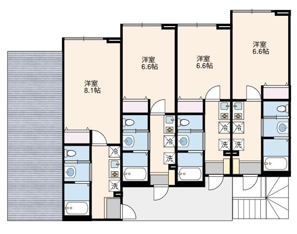 府中市幸町一丁目建築条件無し売地