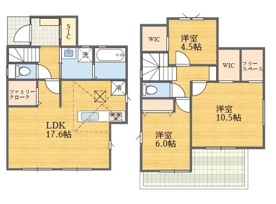 稲城市平尾２丁目新築戸建　WIC２か所　3LDK