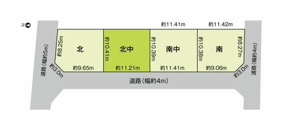 福井市北四ツ居町の売土地