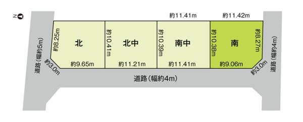 福井市北四ツ居町の売土地