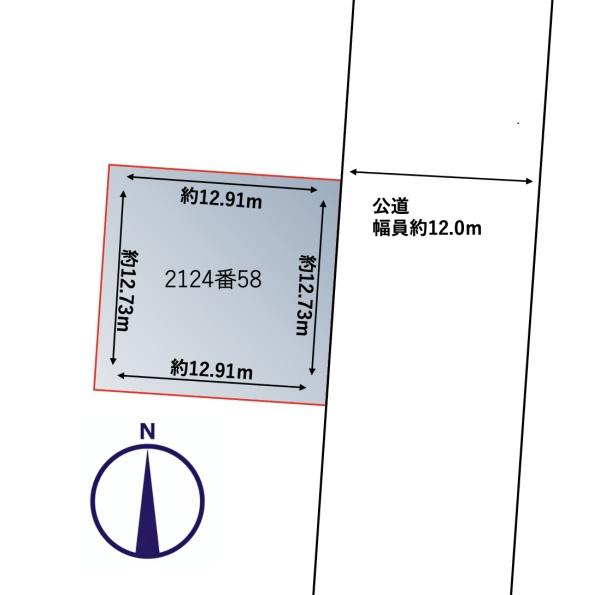東米里2124-58・土地