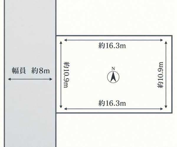 藤野１条８丁目・土地