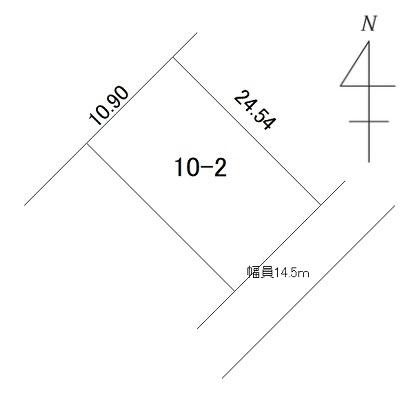 清水町南3条12丁目10-2南道路付き売地