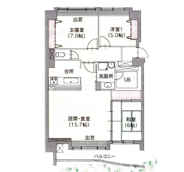西6条南16丁目マンション※ペットOK3LDK♪