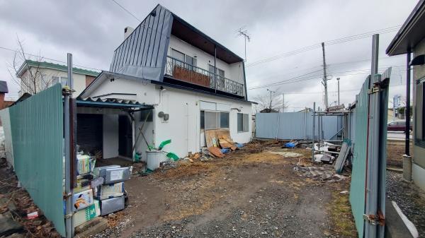帯広市西18条南5丁目　売地（旗竿地）　解体更地渡し