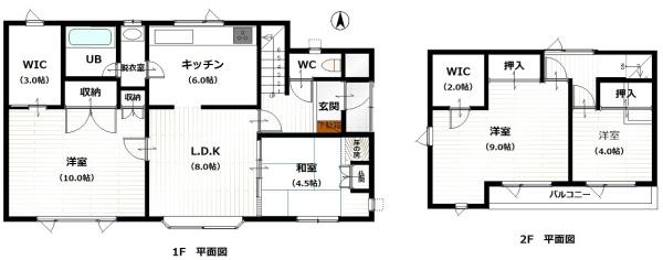 音更町緑陽台仲区　売家　南東角地　リノベ向け住宅
