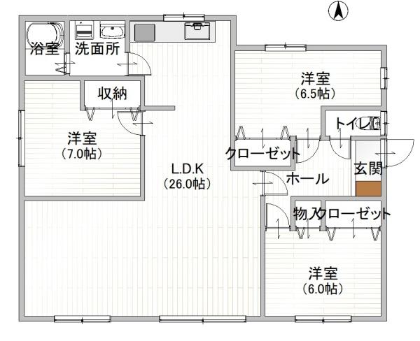 帯広市西11条南41丁目の中古美邸平屋建