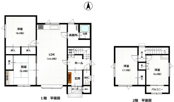 豊頃町茂岩栄町　売家　南向き住宅