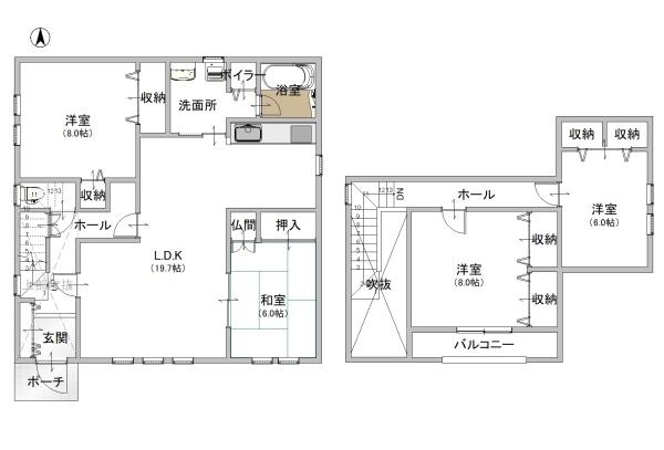 西19条南3丁目の中古住宅　※美邸