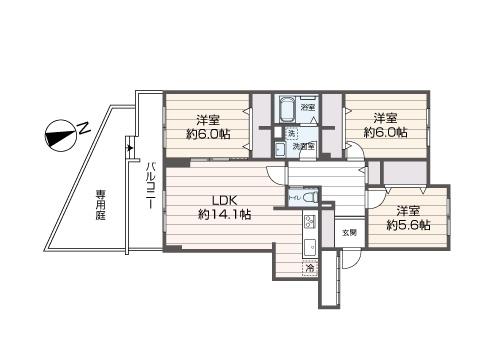 ロイヤルコート大谷地弐番館