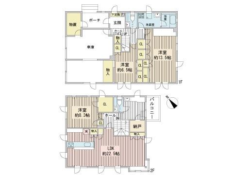 石狩市花川北一条２丁目の中古一戸建