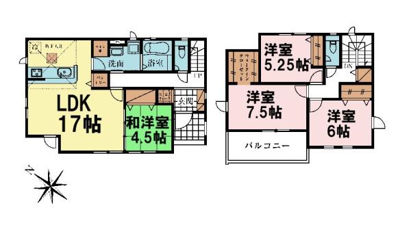 船橋市三咲4丁目　1号棟