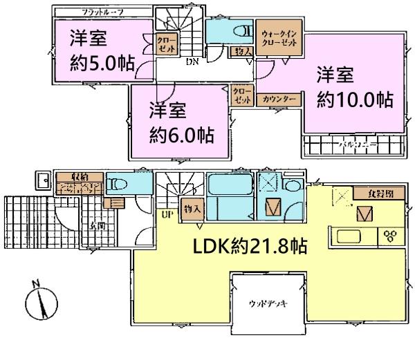 千葉市若葉区千城台東３丁目　４号棟