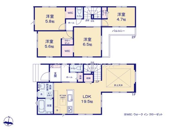 印西市高花6丁目　1号棟