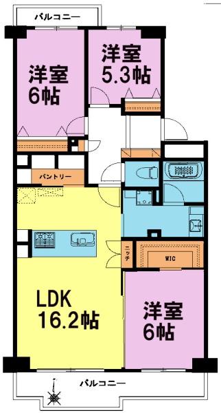 谷津パークタウン一番街22号棟
