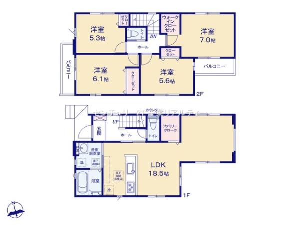 千葉市若葉区みつわ台４丁目　２号棟
