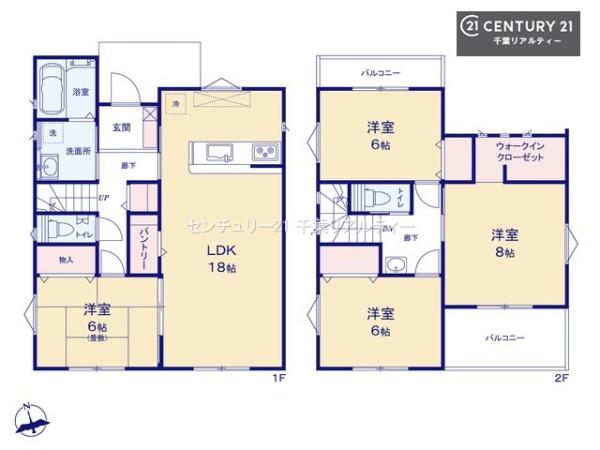 千葉市若葉区千城台東３丁目　２号棟