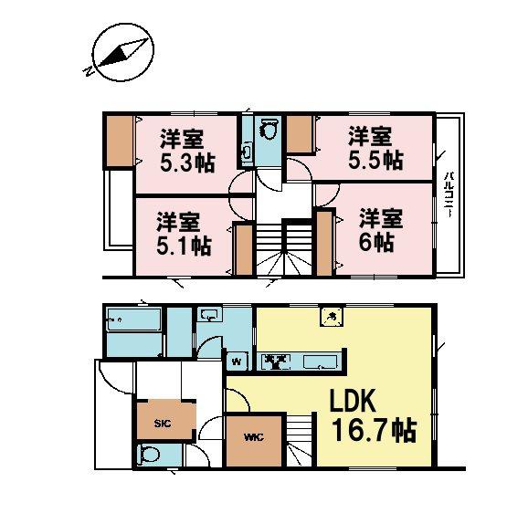 船橋市飯山満町2丁目　2号棟