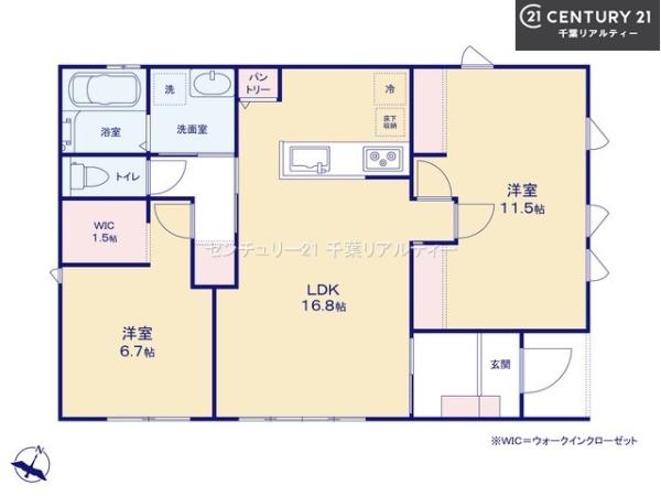 富里市七栄　2号棟