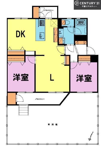 谷津遊園ハイツD棟
