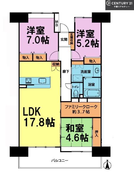 プラザ学園前　5号棟