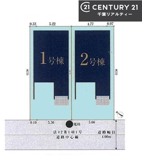 船橋市前原西8丁目 1号棟(全体区画図)