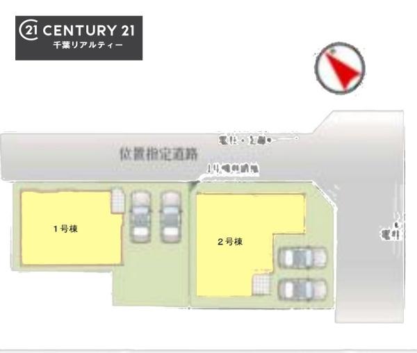 佐倉市王子台1丁目 1号棟(全体区画図)