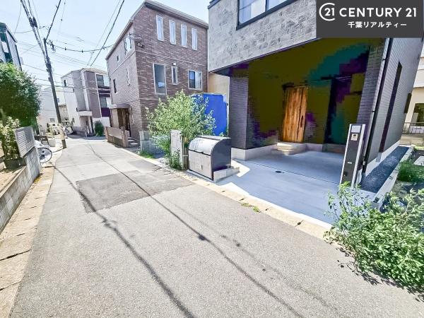 船橋市前原東4丁目(前面道路含む現地写真)