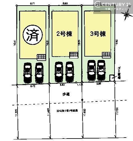 千葉市花見川区宮野木台 2号棟(区画図)