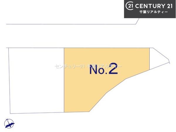 船橋市田喜野井5丁目 2号棟(全体区画図)