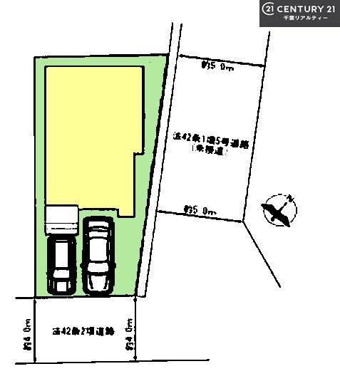 千葉市花見川区幕張町2丁目(区画図)