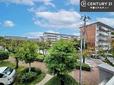 稲毛高浜南団地16号棟(現地からの眺望)