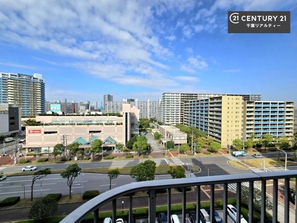 検見川ハウスD棟(現地からの眺望)