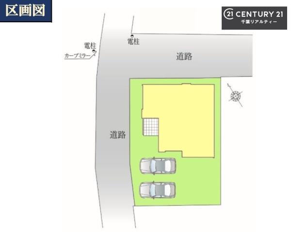 千葉市花見川区幕張町 1号棟(区画図)