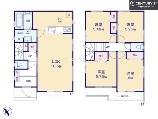 習志野市袖ケ浦4丁目　B号棟