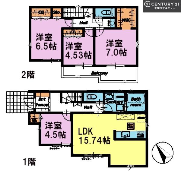 船橋市芝山6丁目　2号棟