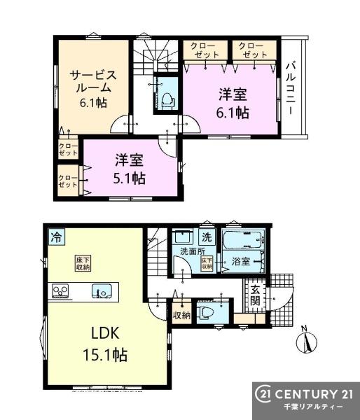 市川市稲越１丁目　１号棟