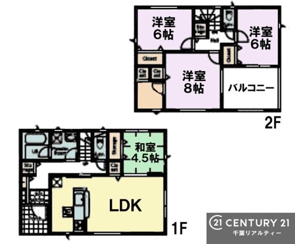 富里市七栄　8号棟