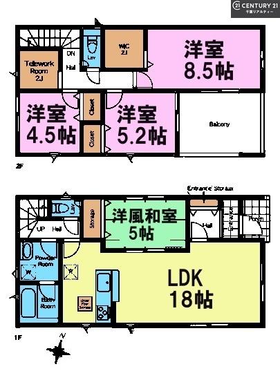 八街市八街に　3号棟